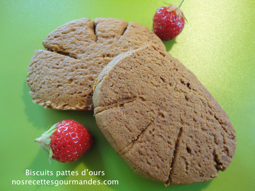biscuits pattes d'ours