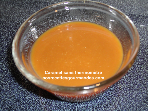Caramel (sans thermomètre)