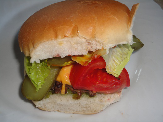 Cheeseburger traditionnel