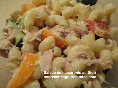 Salade de macaronis au thon
