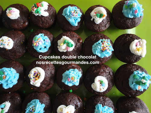mini muffins double chocolat