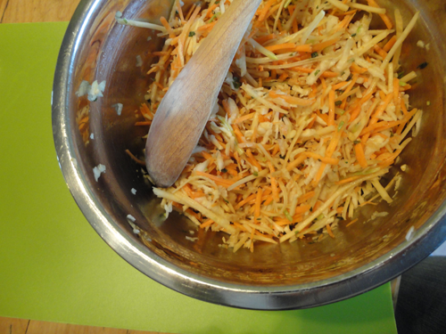 Salade de carottes et céleri-rave