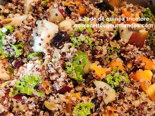 Salade de quinoa tricolore